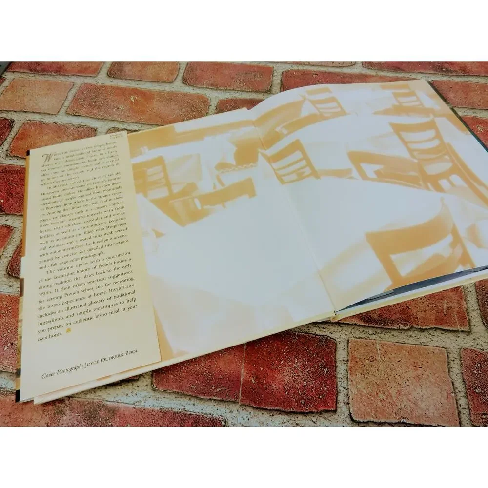 BISTRO Best of Casual French Cooking by Gerald Hirigoyen Vtg 1995‎ HCDJ Cookbook